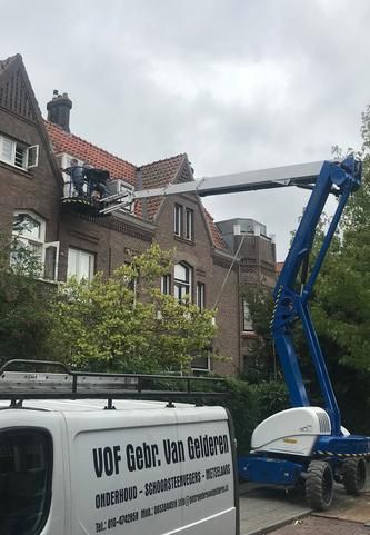 Hoogwerker om op op niveau te komen